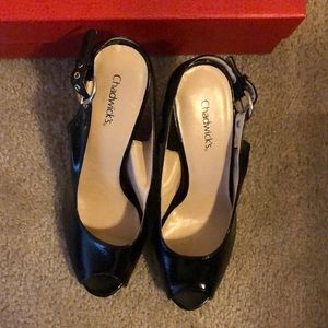 Chadwick’s Peep Toe Slingback Pump